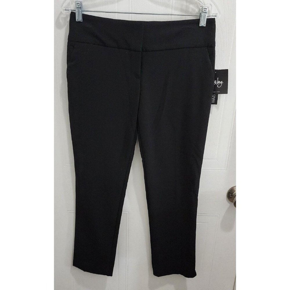NWT By & By Black Dress Pants Waist Slimming Solid Black Junior Size 5 MSRP $47